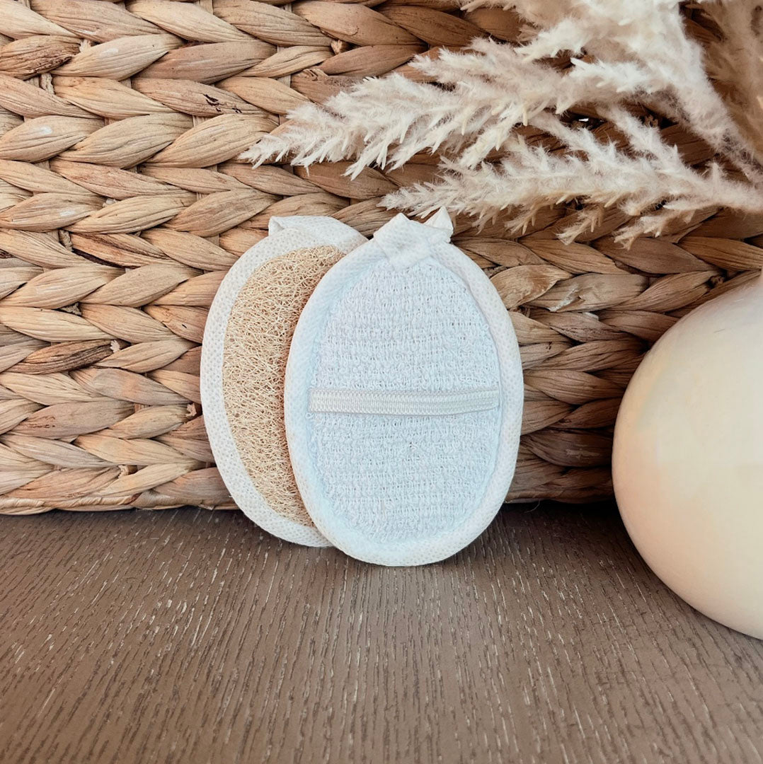 Facial Loofah Oval Pads