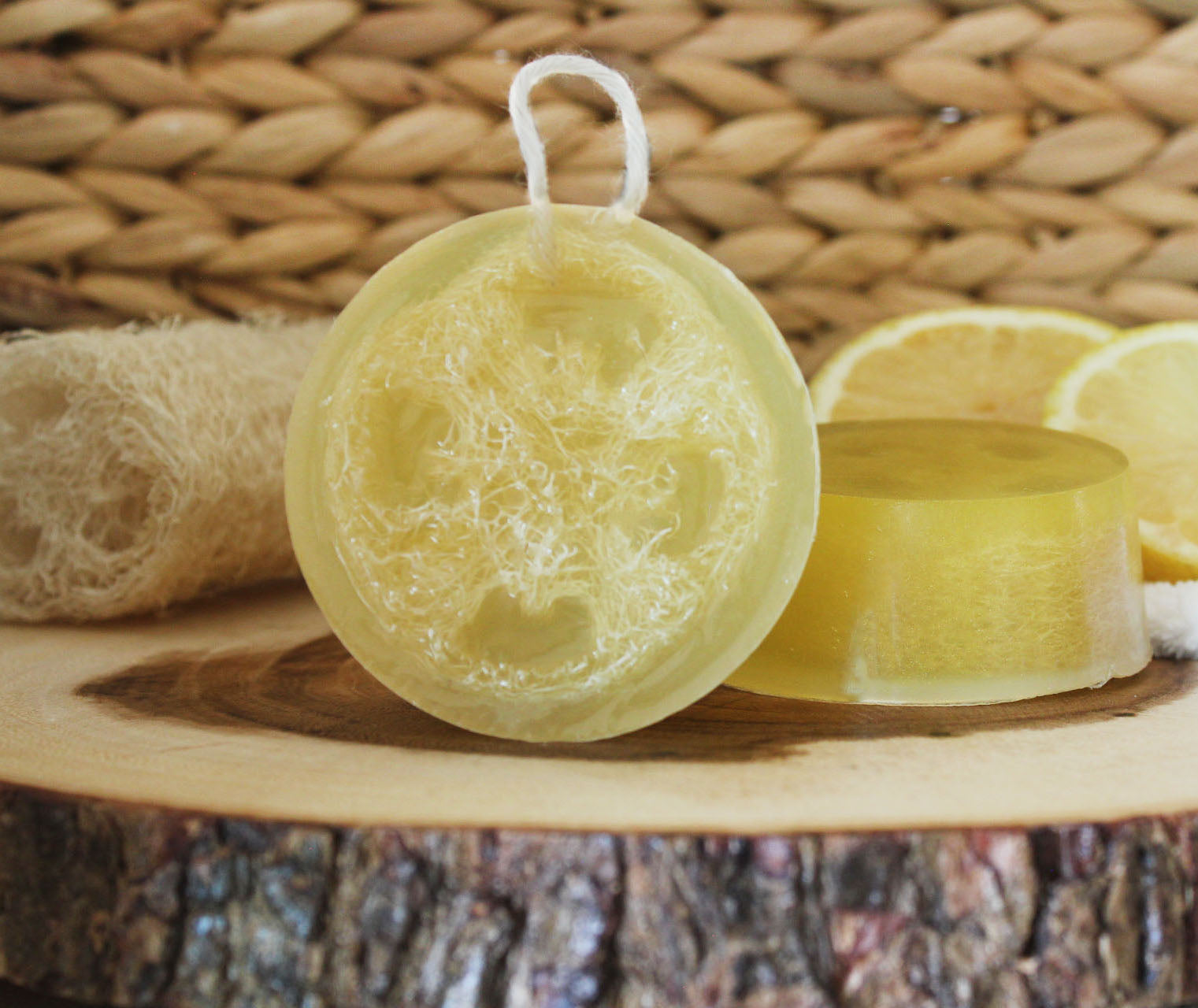 Meyer Lemon Loofah Soap Bar