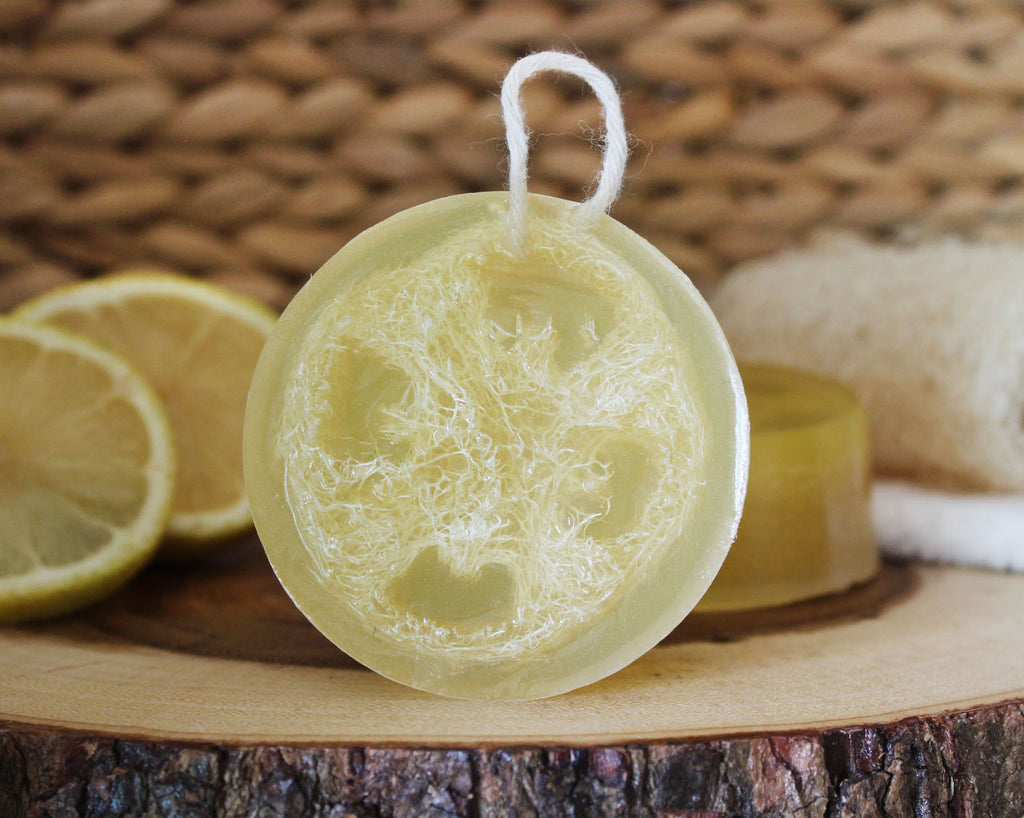 Meyer Lemon Loofah Soap Bar