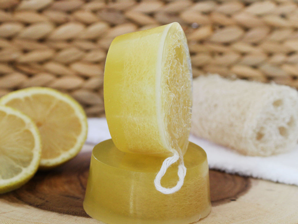 Meyer Lemon Loofah Soap Bar