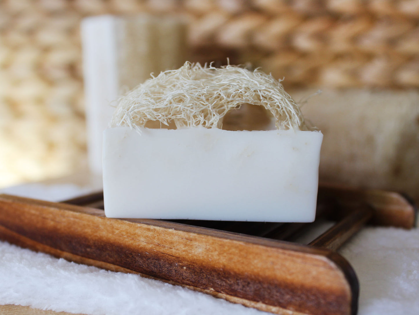 Coconut Shea Butter Loofah Soap Bar