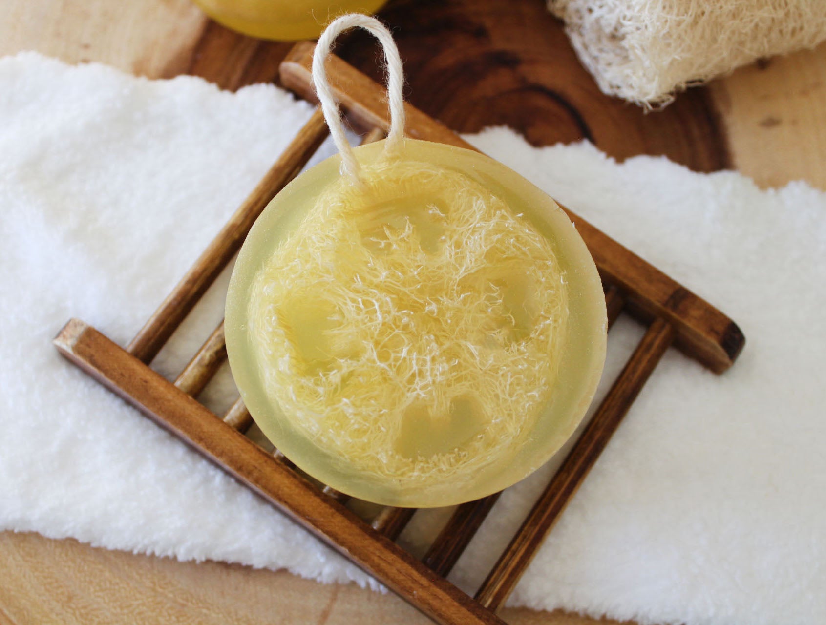 Meyer Lemon Loofah Soap Bar