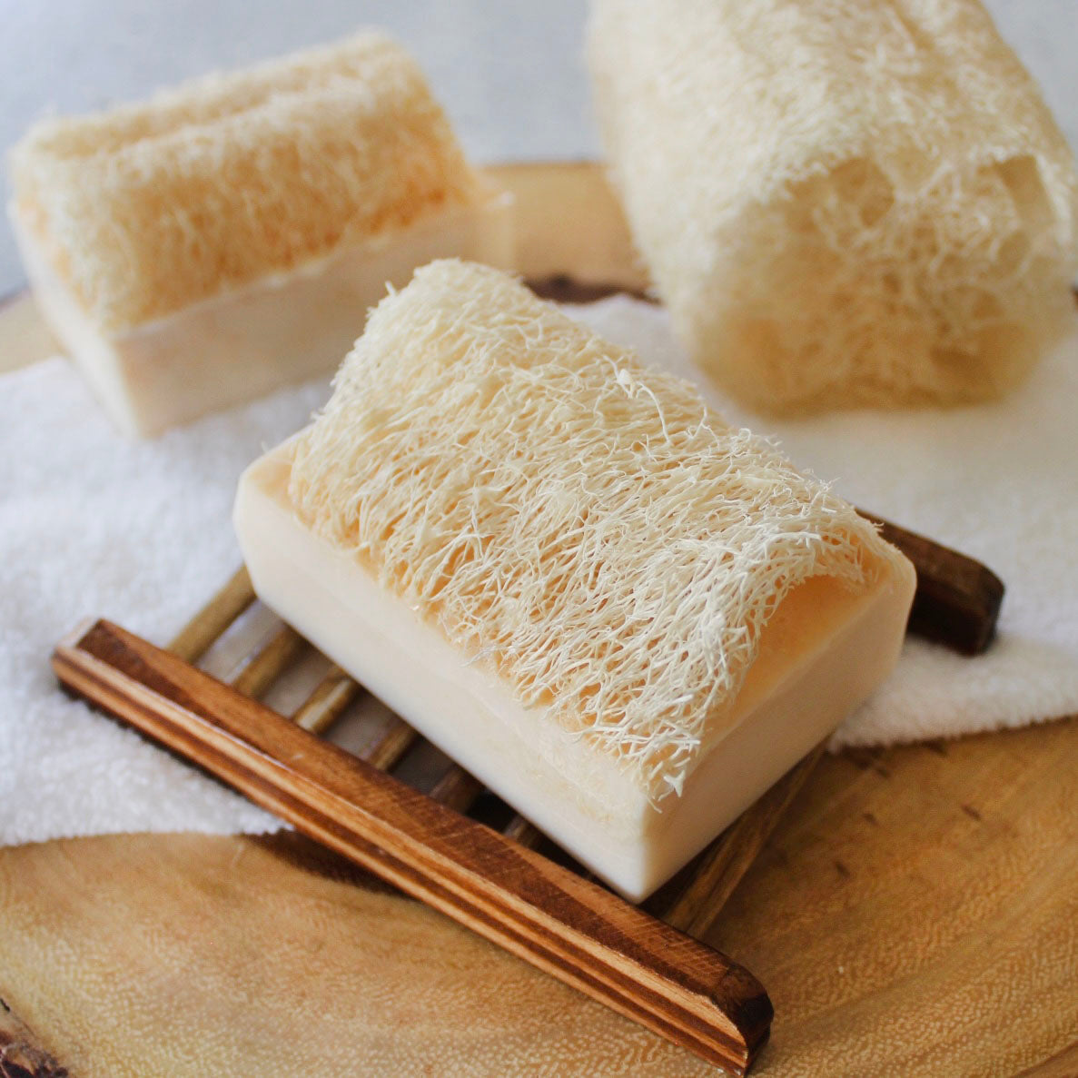 Lovely Day Shea Butter Loofah Soap Bar