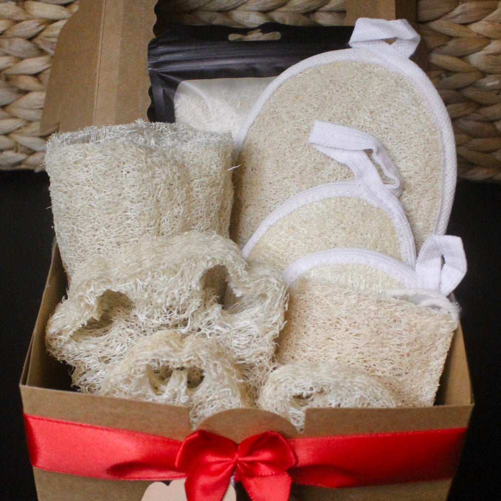 Holiday Loofah Gift Set