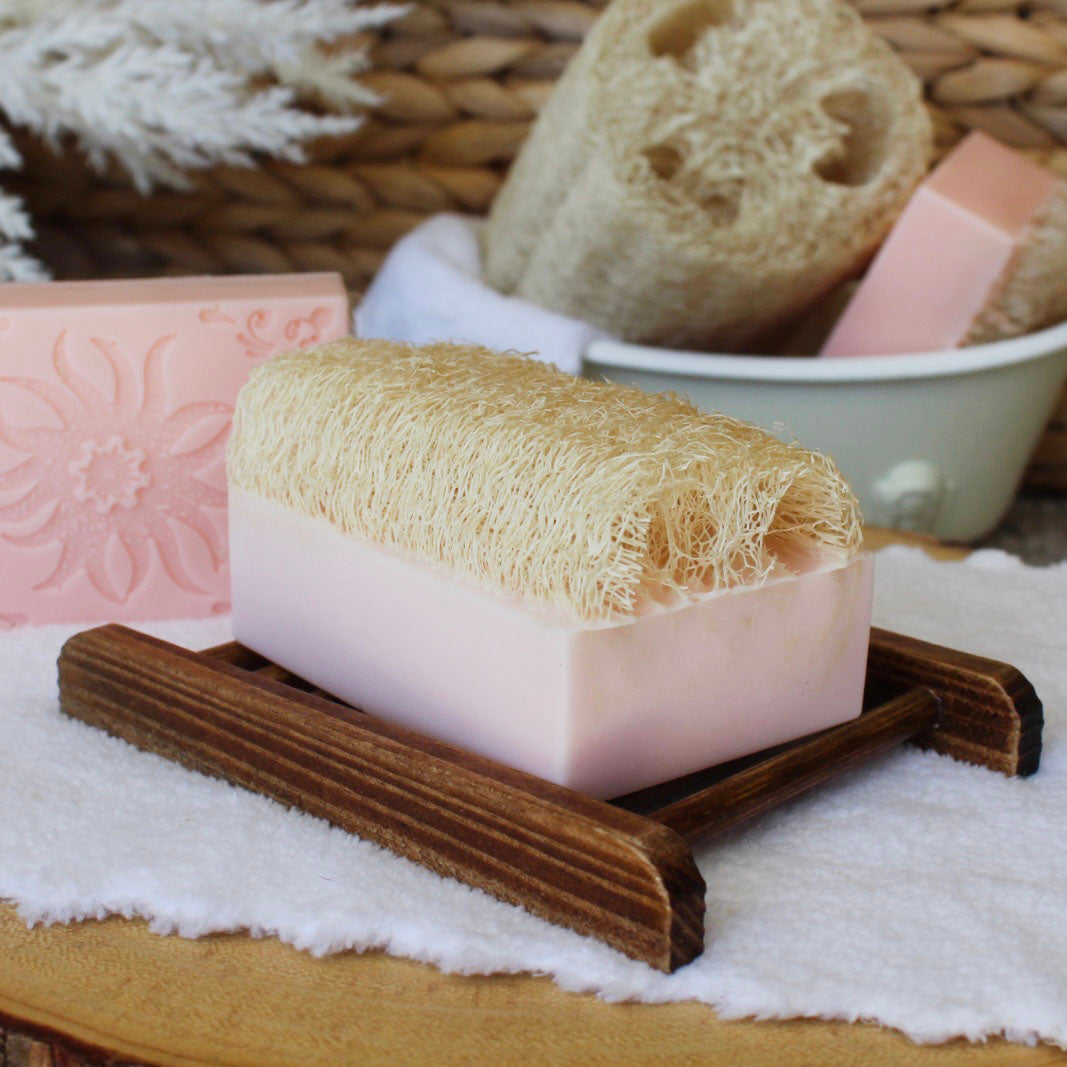 Country Apple Shea Butter Loofah Soap Bar