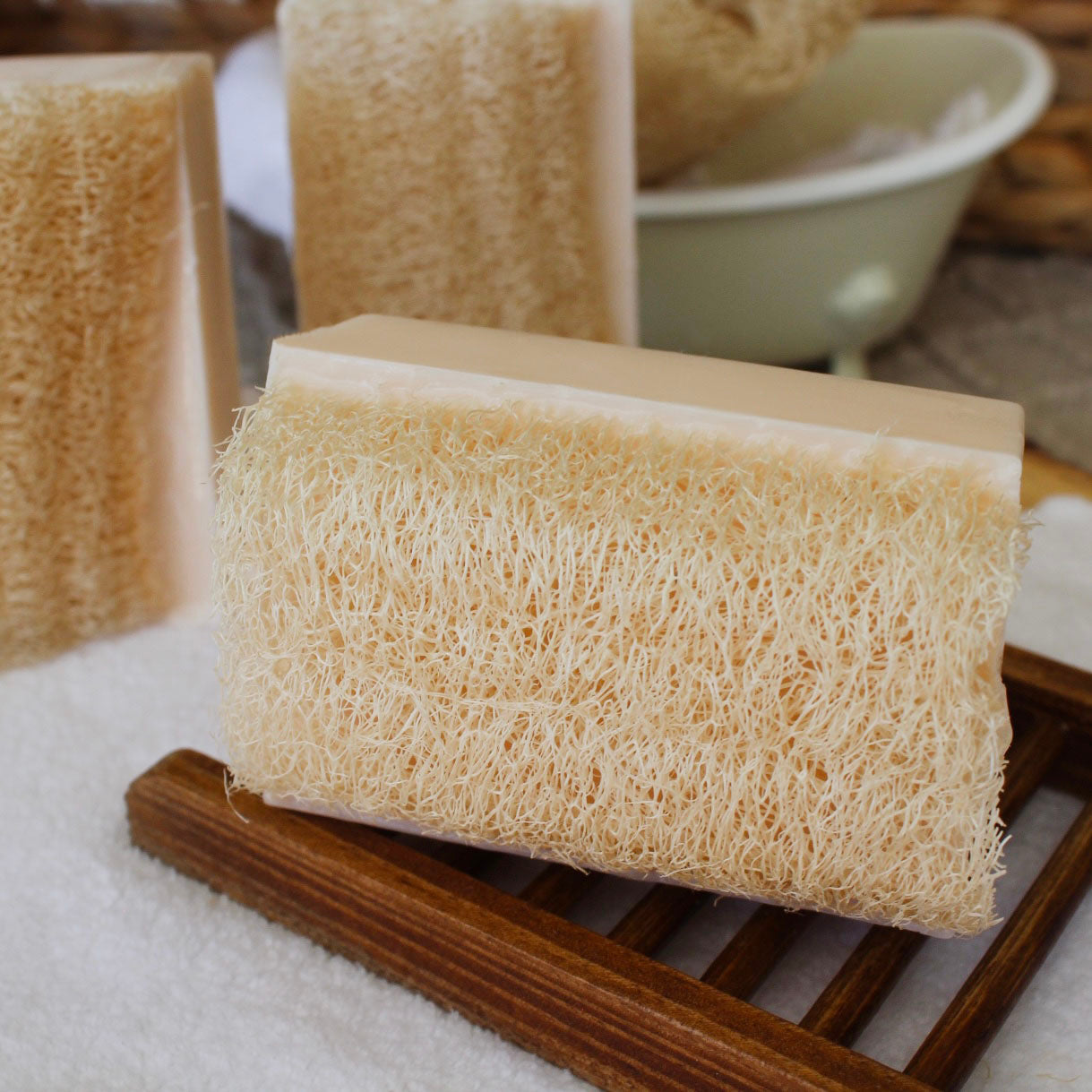 Lovely Day Shea Butter Loofah Soap Bar